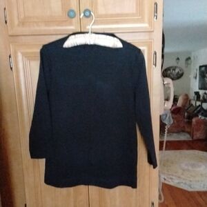 kate spade Black Crew Neck Shirt